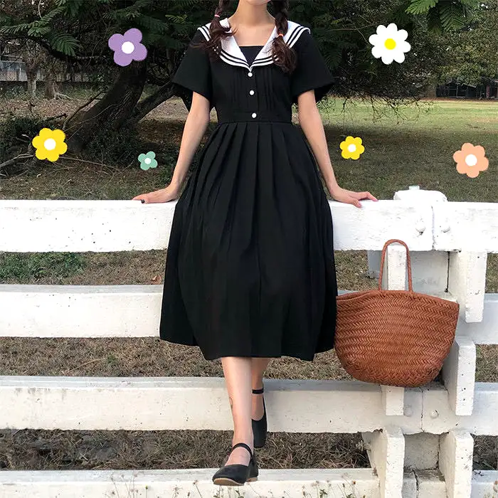 Plus size sailor dress