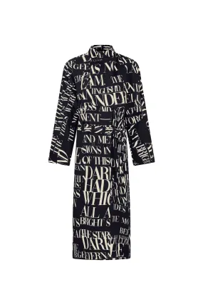 'POEME NOIR' NEW WAVE COAT