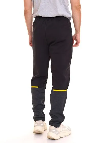 PUMA BVB Casuals Pants Pantalon de survêtement pour homme Borussia Dortmund Cotton Fanwear 771843 02 Noir