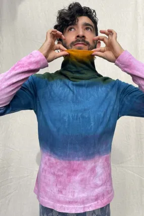 Rainbow Plant-Dyed Turtleneck