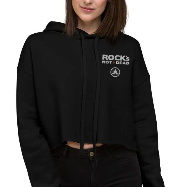 Rock's Not Dead - Cropped Hoodie