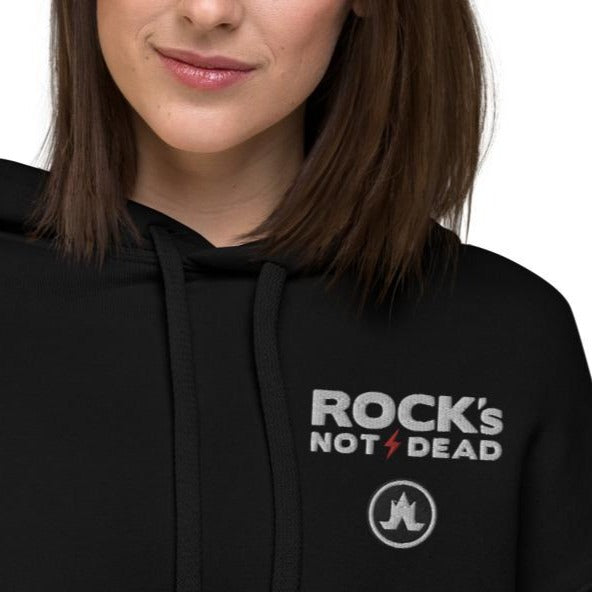 Rock's Not Dead - Cropped Hoodie