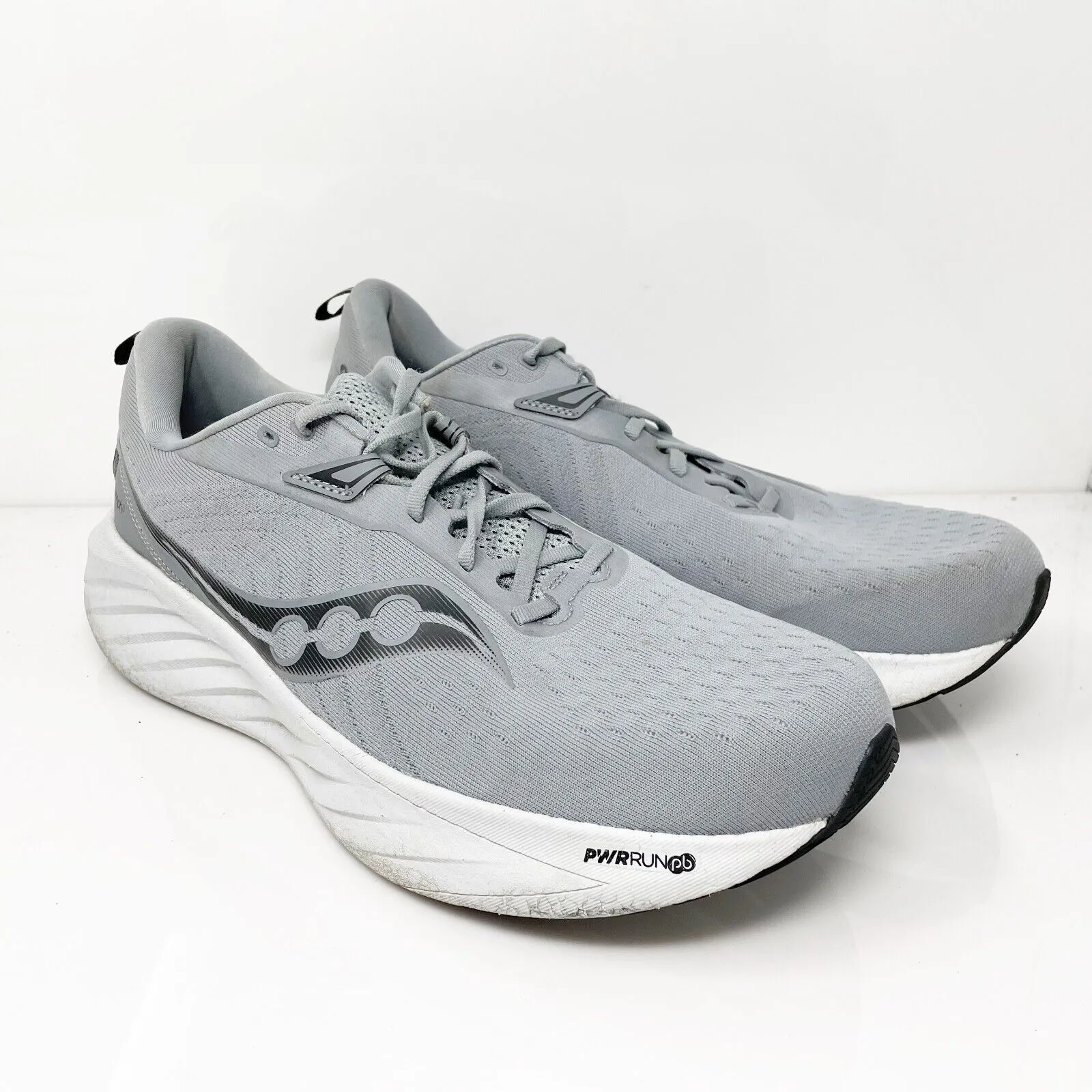 Saucony Mens Triumph 22 S20964-211 Gray Running Shoes Sneakers Size 14