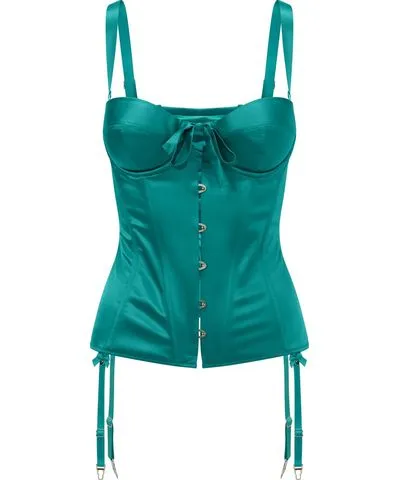 Scarlett Gasque Women's Green The Emerald Garden Corset