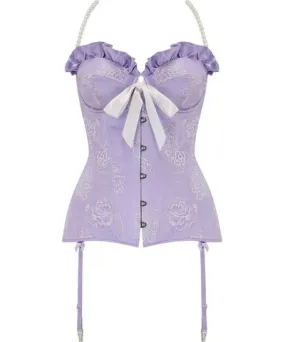 Scarlett Gasque Women's Pink / Purple Petunia Pearl Corset