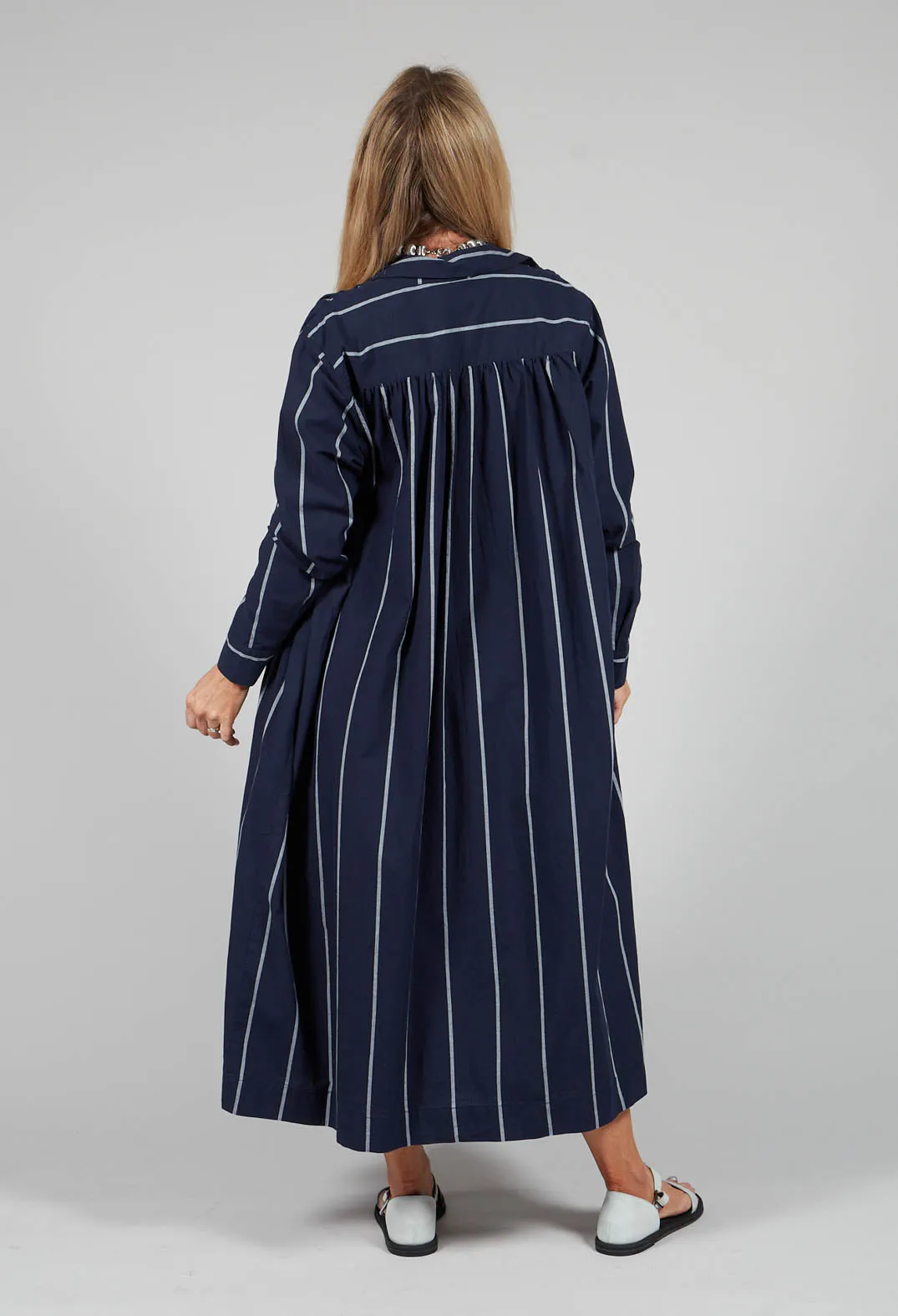 Shirt Dress in Indigo