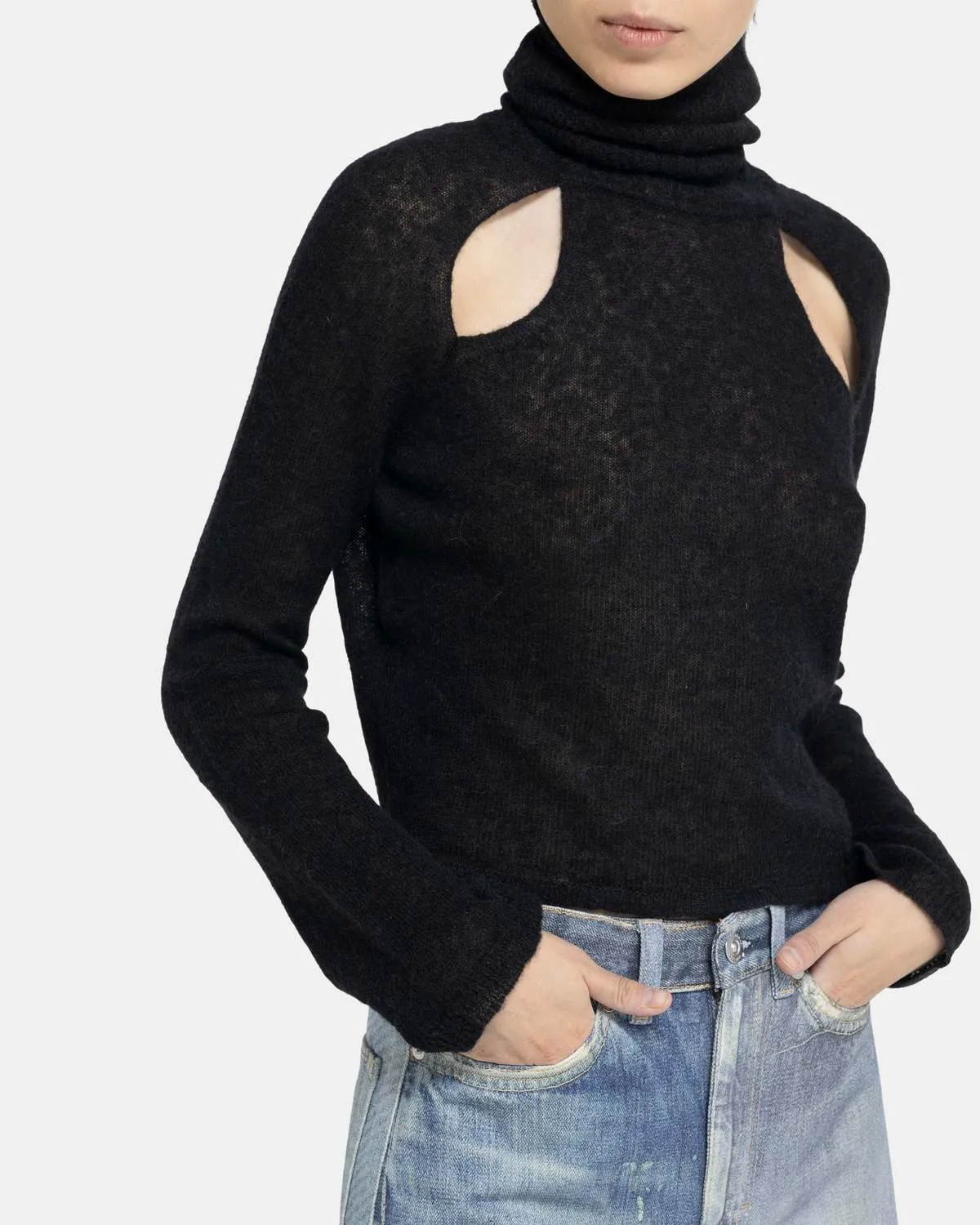 Slice Turtleneck - Black