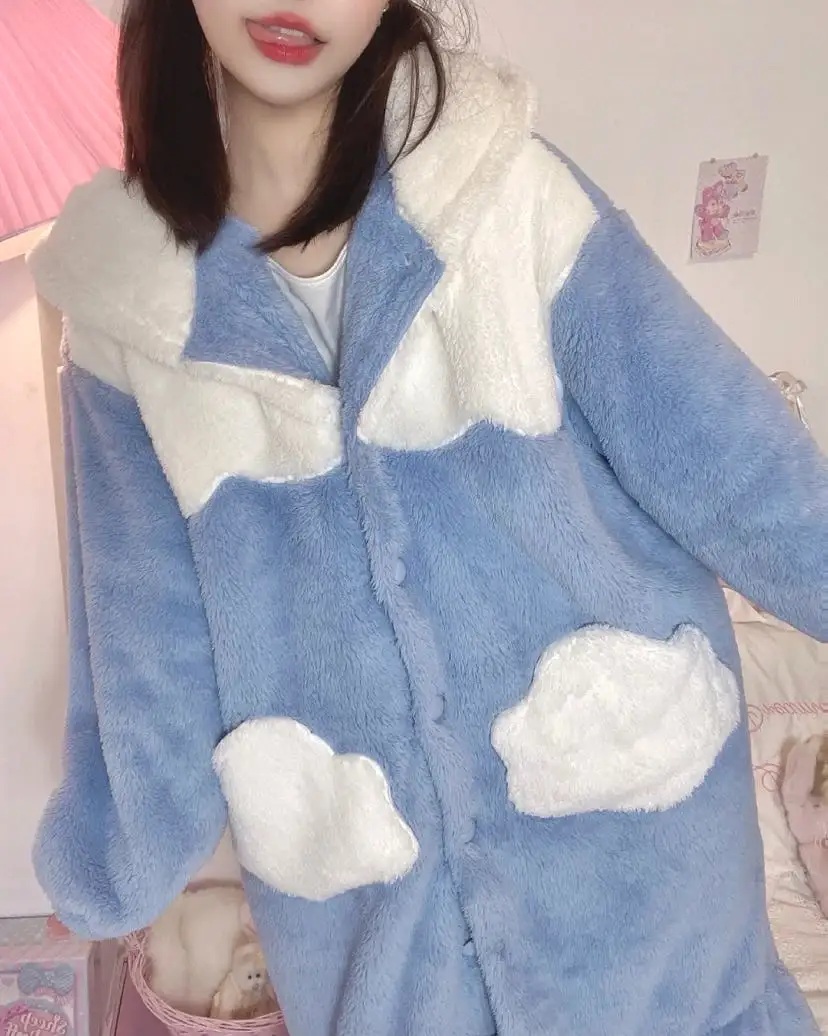 super warm 2021 Fw Cinnamoroll pyjamas dress