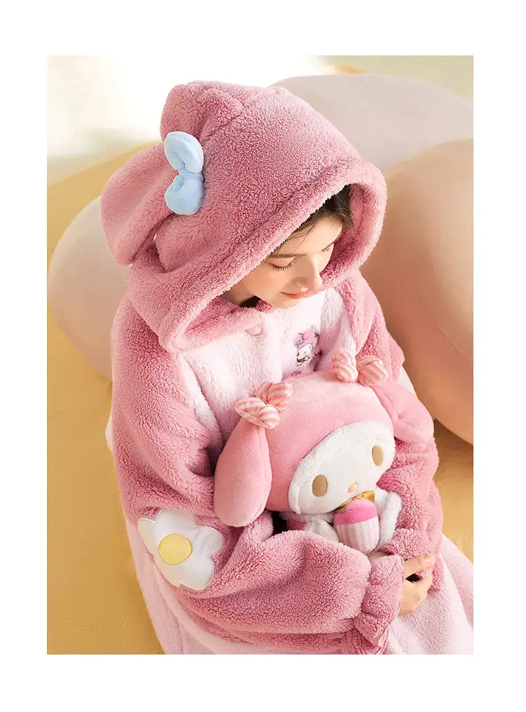 super warm 2021 Fw my melody pyjamas dress