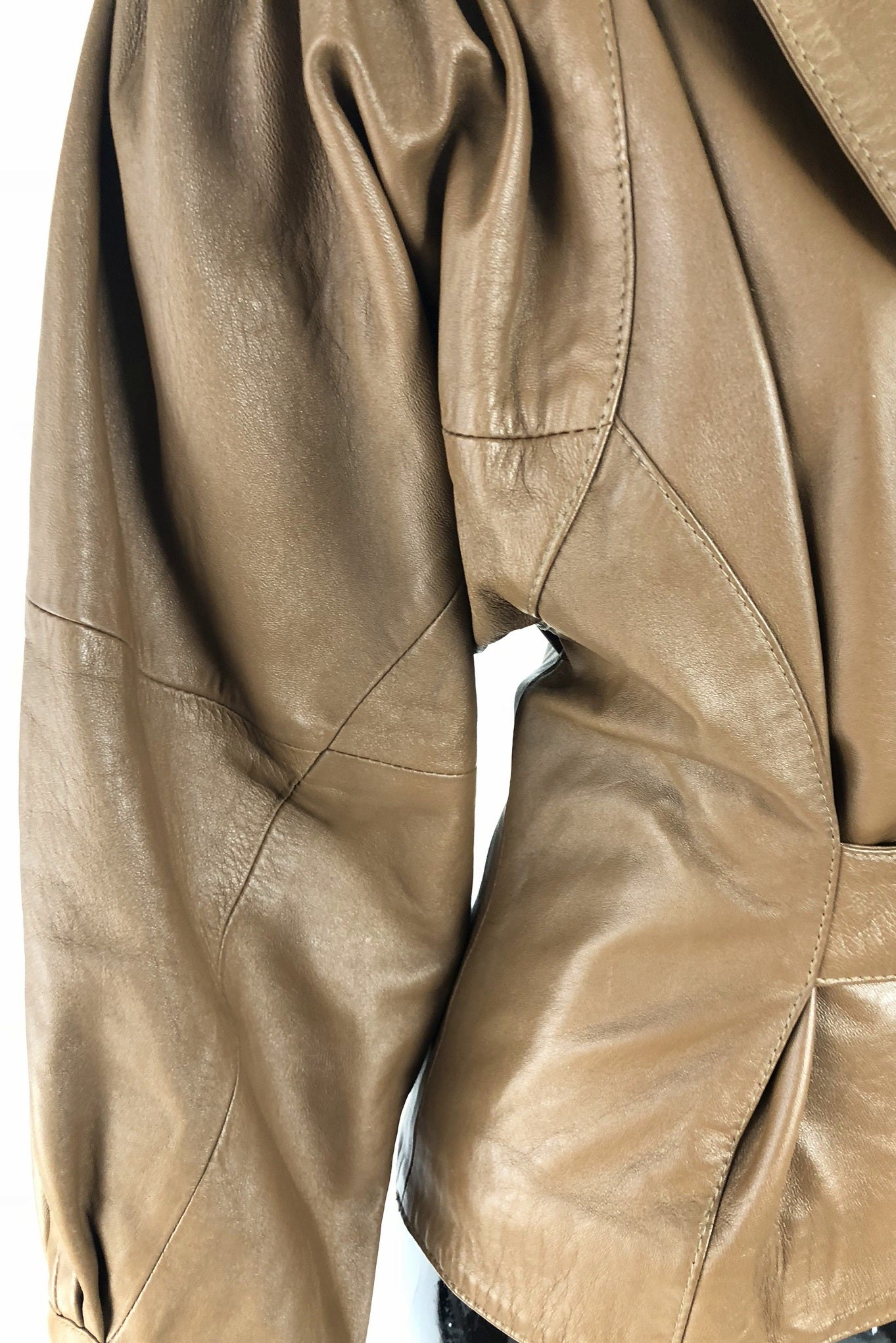 Taupe This Leather Jacket