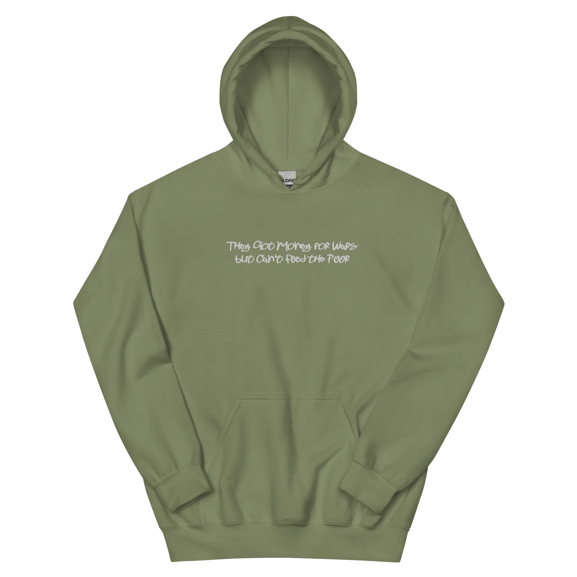 They Got Money for Wars... Embroidered Hoodie