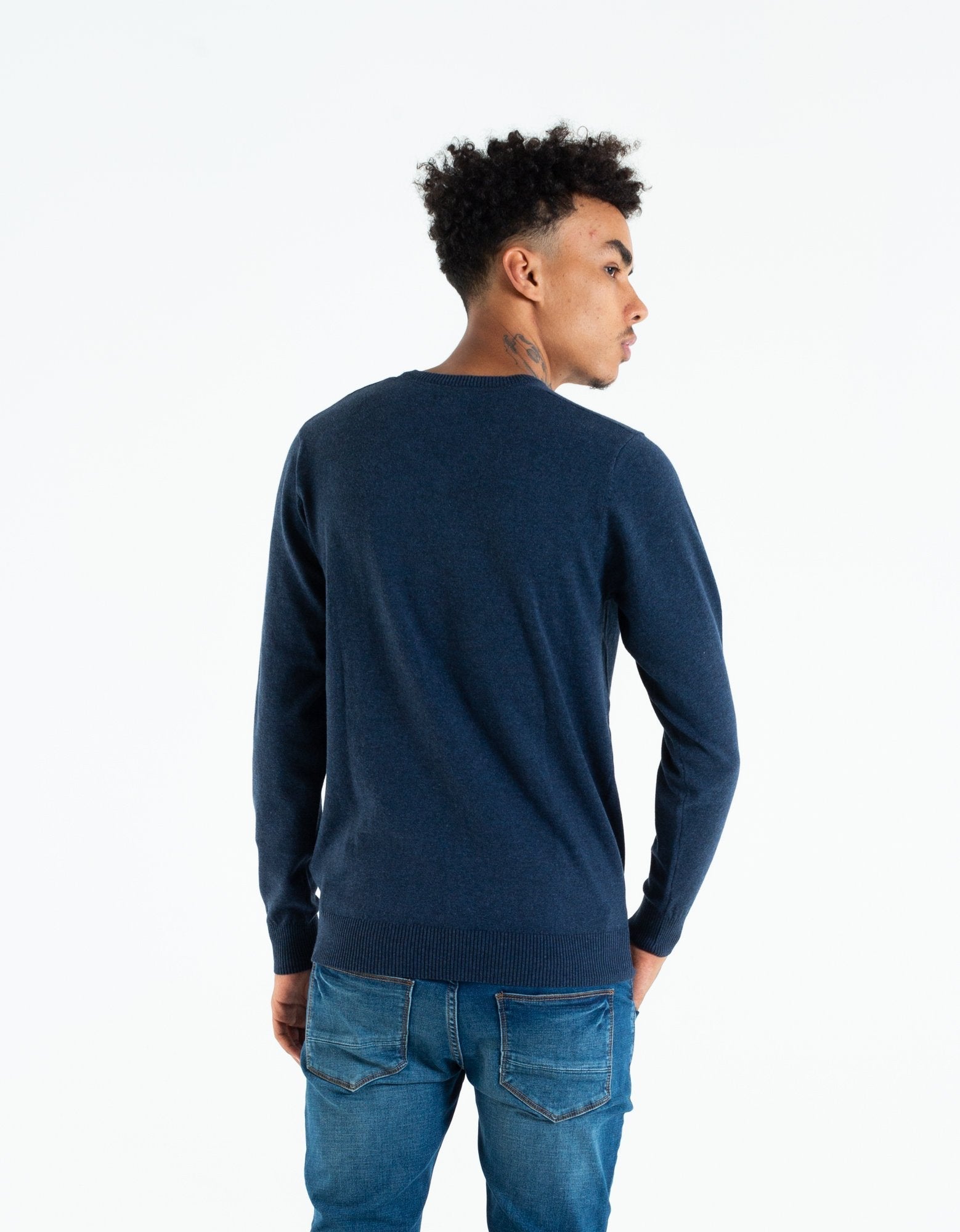 Tom V Neck Navy