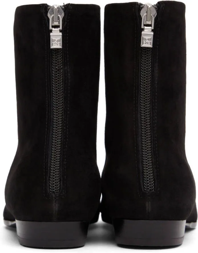 TOTEME Black Western Boots