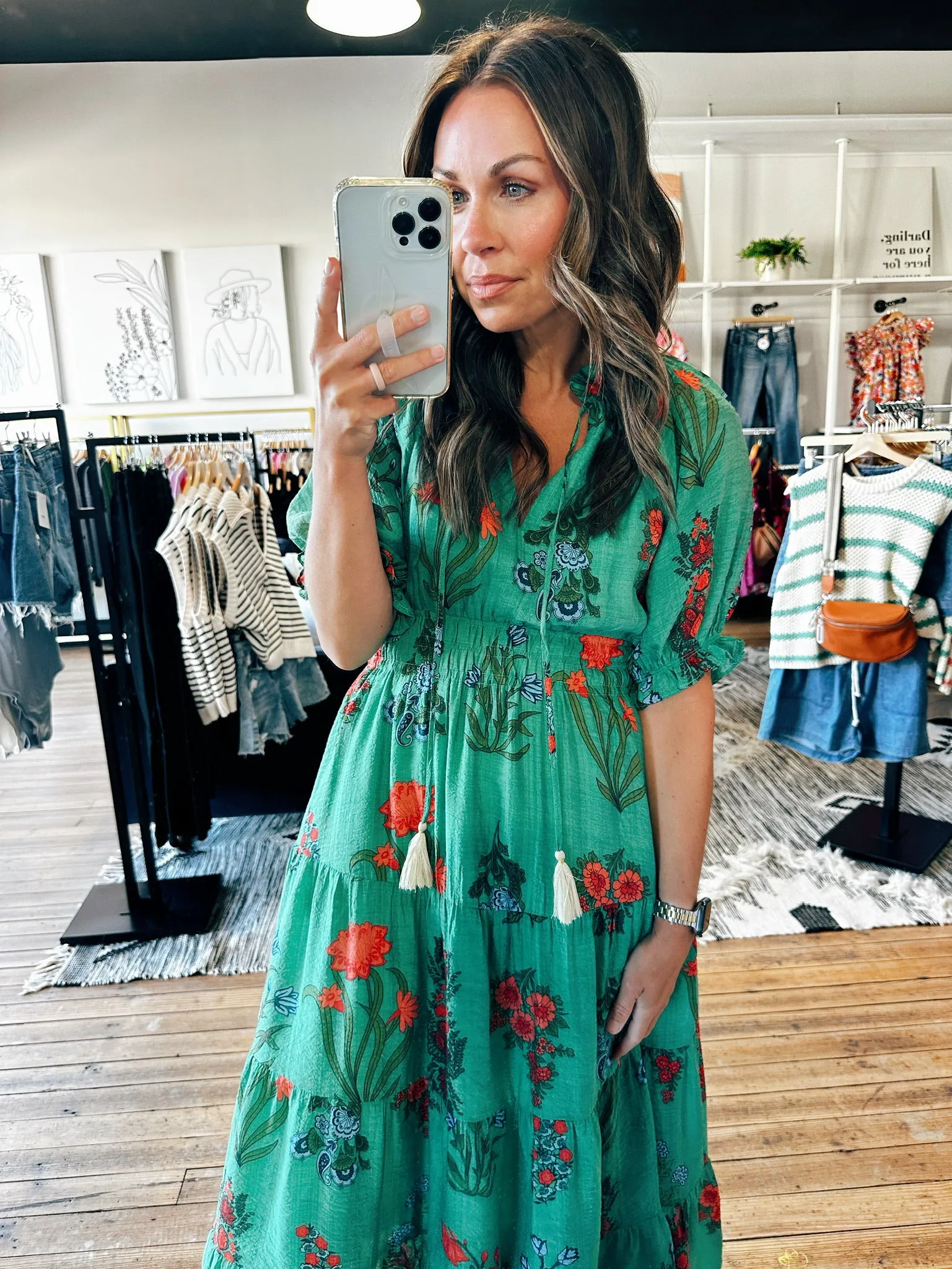 Tracy Tiered Floral Dress