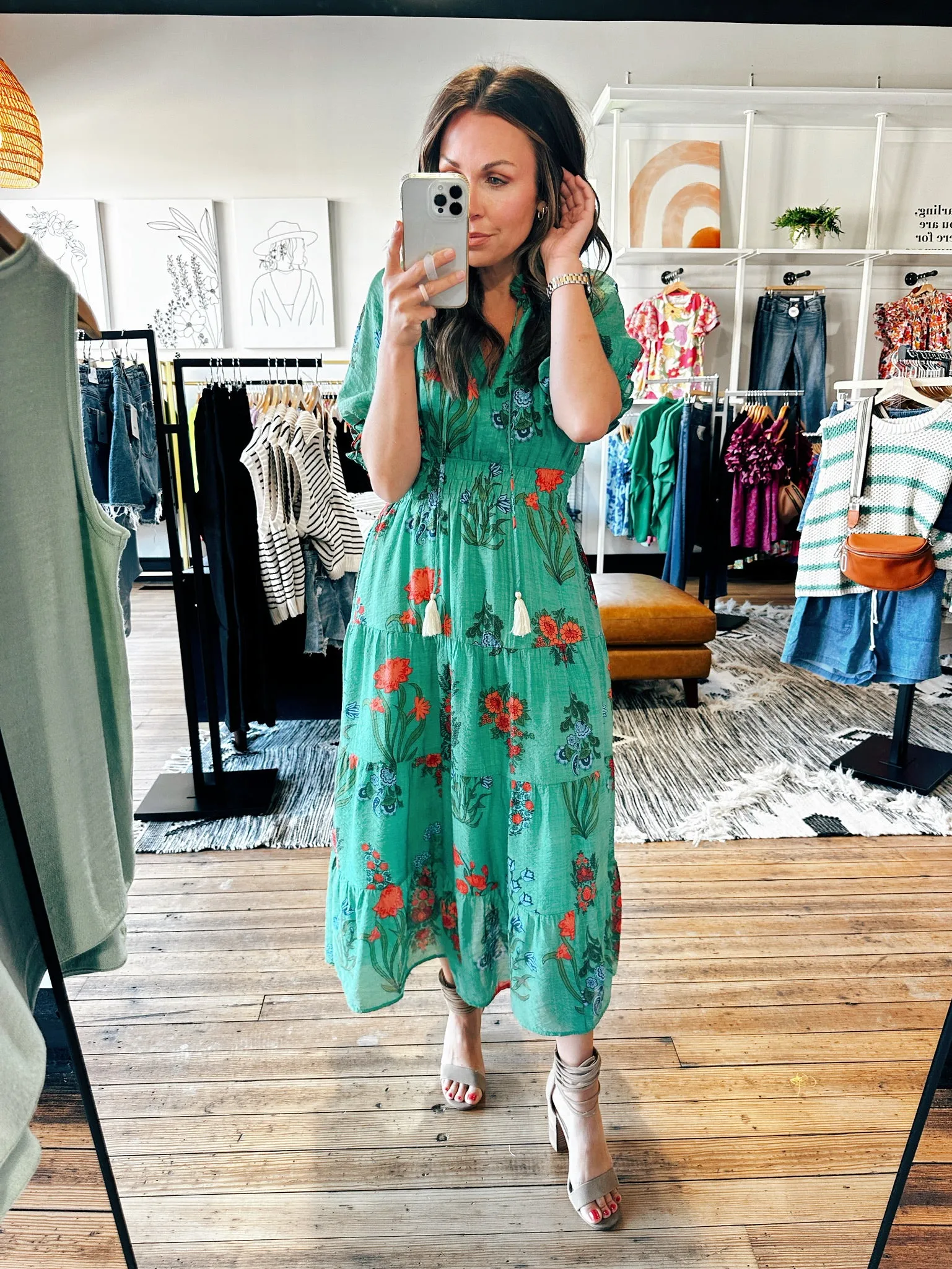 Tracy Tiered Floral Dress