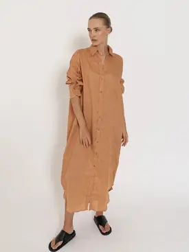 Vacanza Shirt Dress | Terracotta