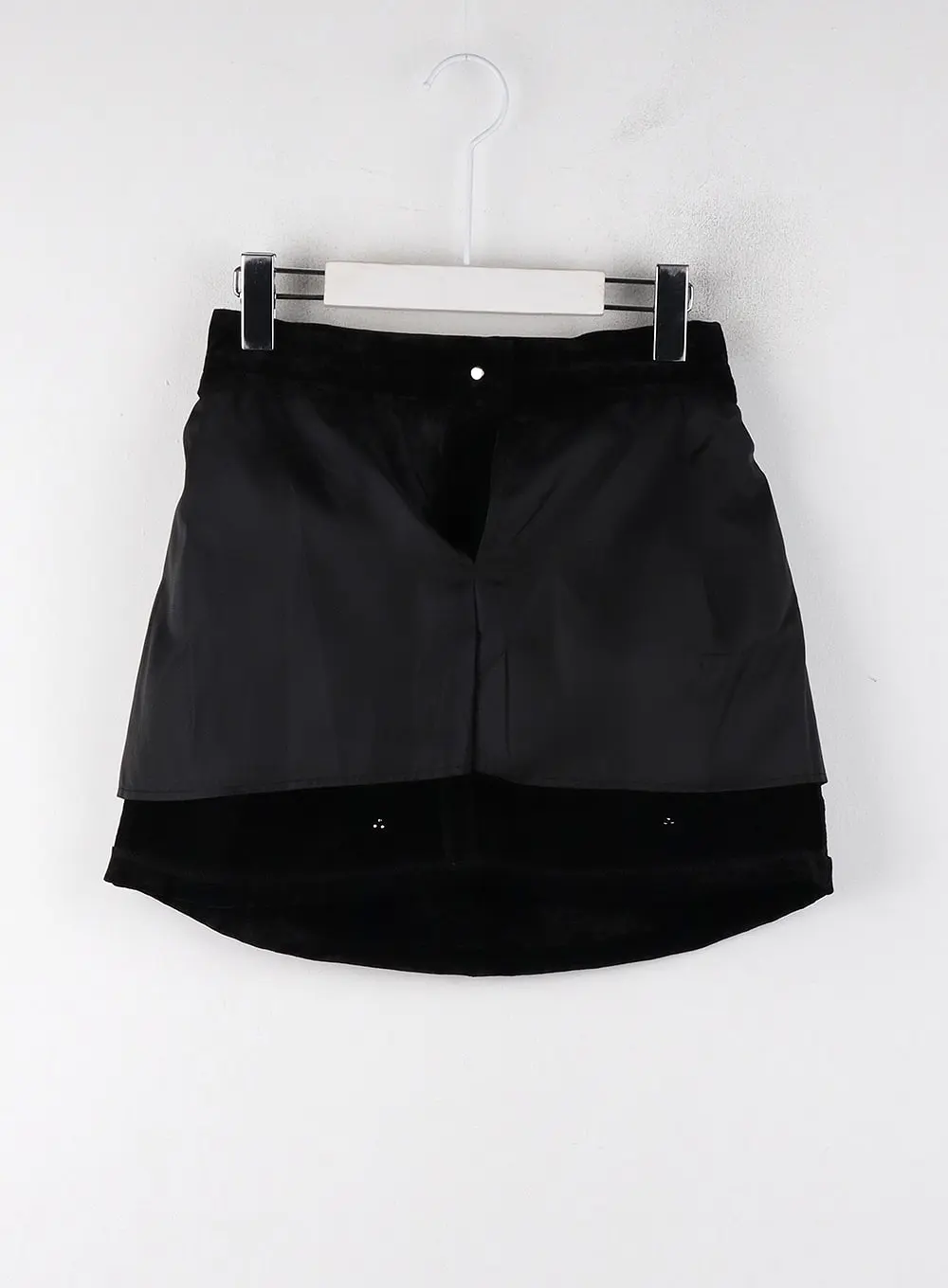 Velvet Beaded Mini Skirt OJ404