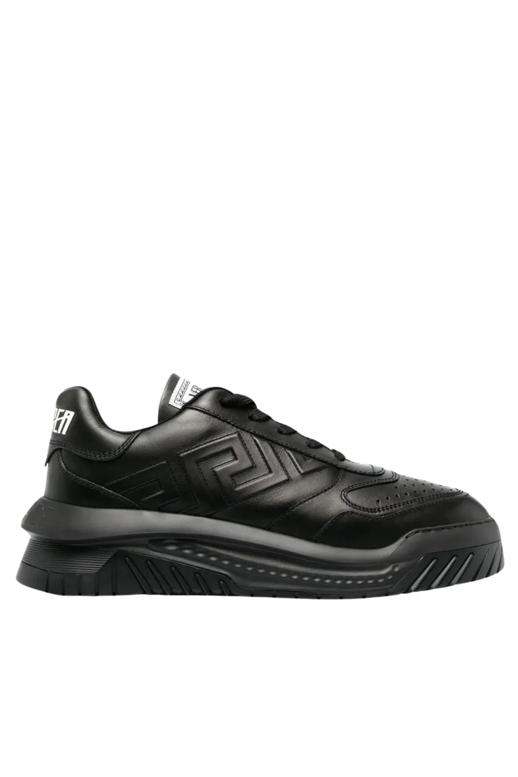 Versace Odissea Greca Black Chunky-Sole Sneakers