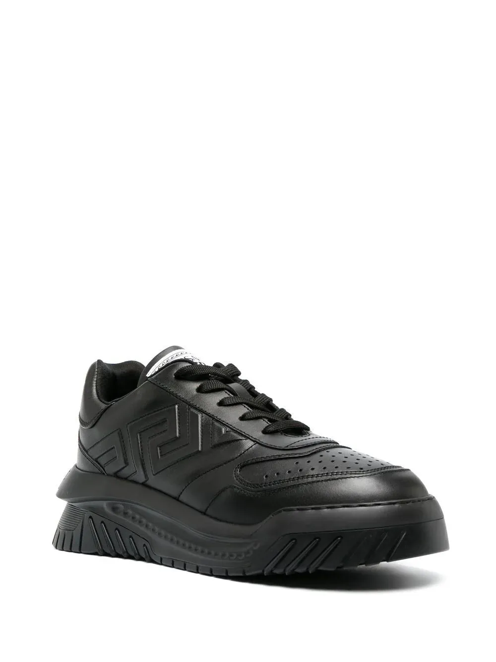 Versace Odissea Greca Black Chunky-Sole Sneakers