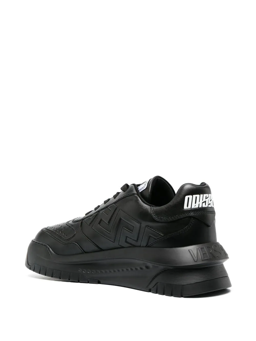 Versace Odissea Greca Black Chunky-Sole Sneakers