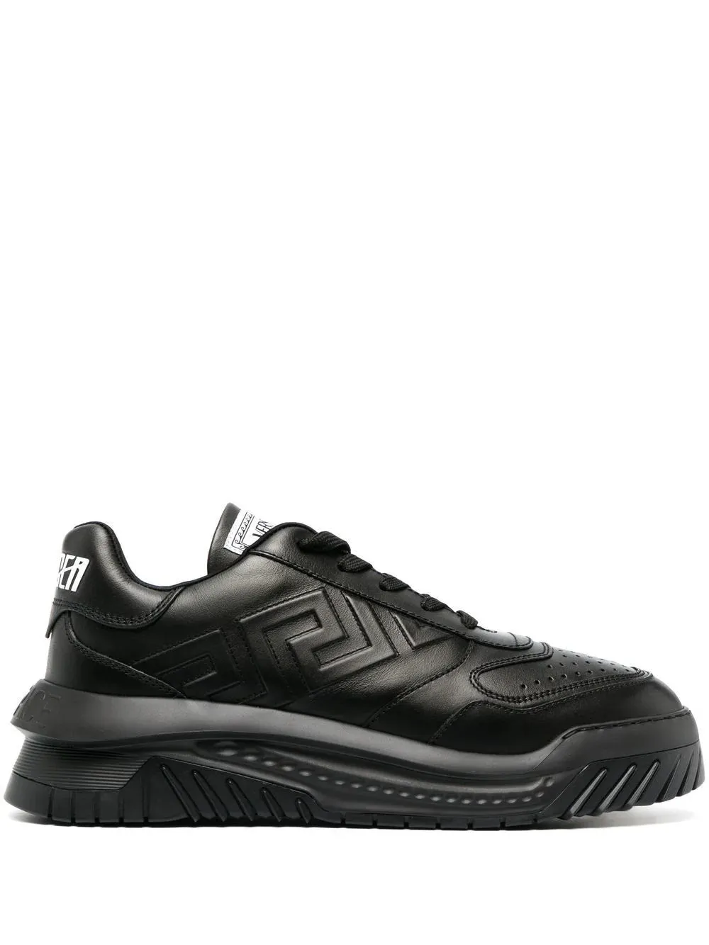 Versace Odissea Greca Black Chunky-Sole Sneakers