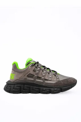 Versace Trigreca Brown Green low-top sneakers