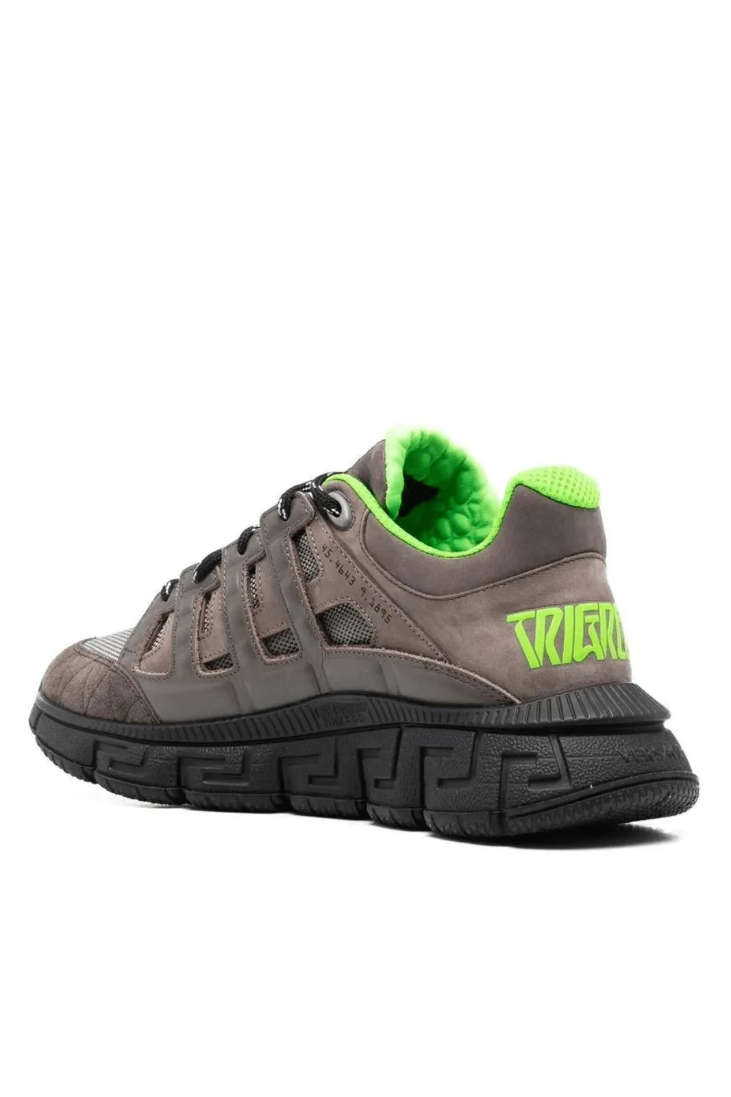 Versace Trigreca Brown Green low-top sneakers