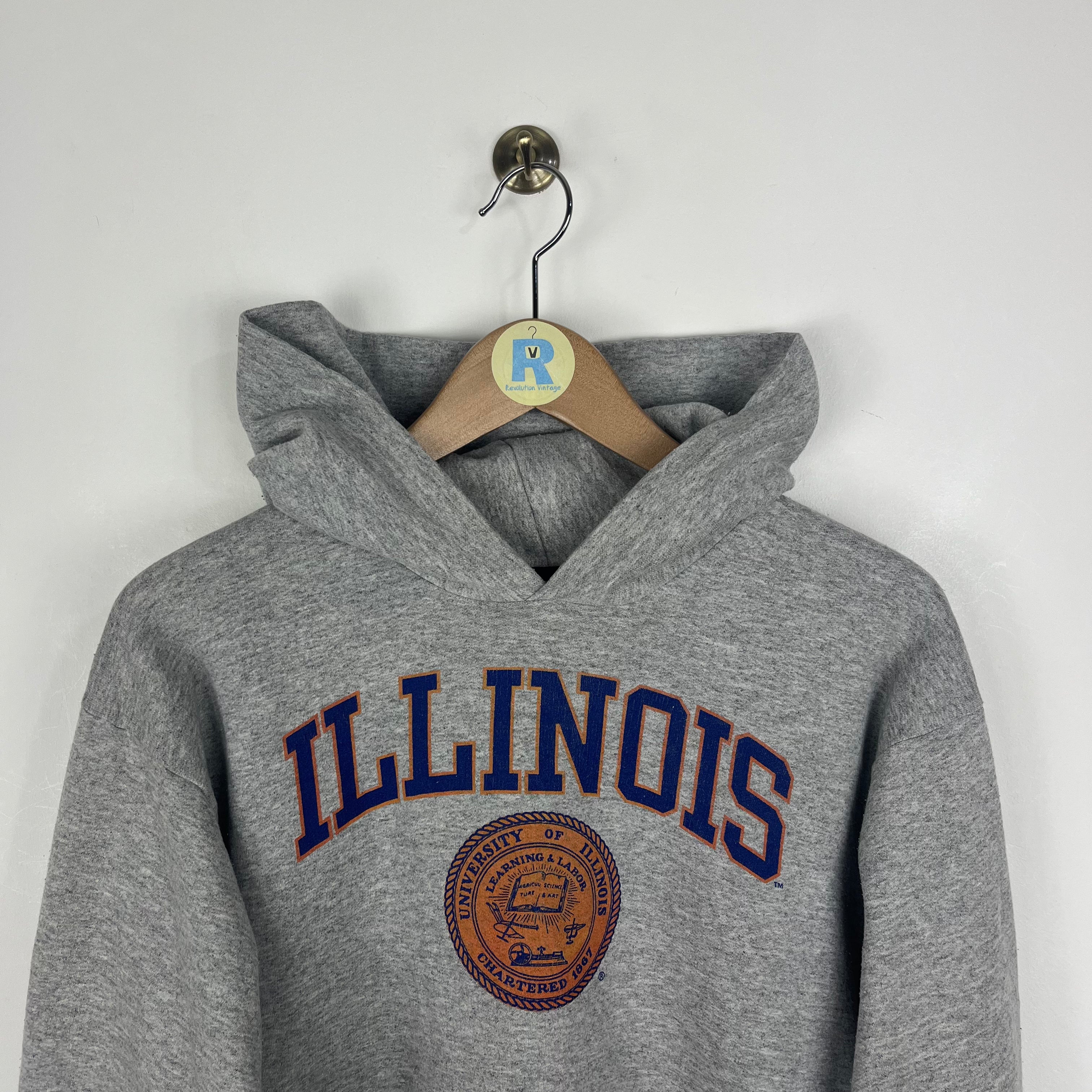 Vintage Illinois USA Hoodie (S)