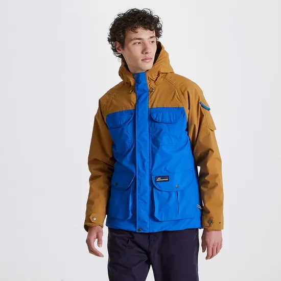 Waterproof Hanson Parka - Dark Raffia / Avalanche Blue | Craghoppers UK