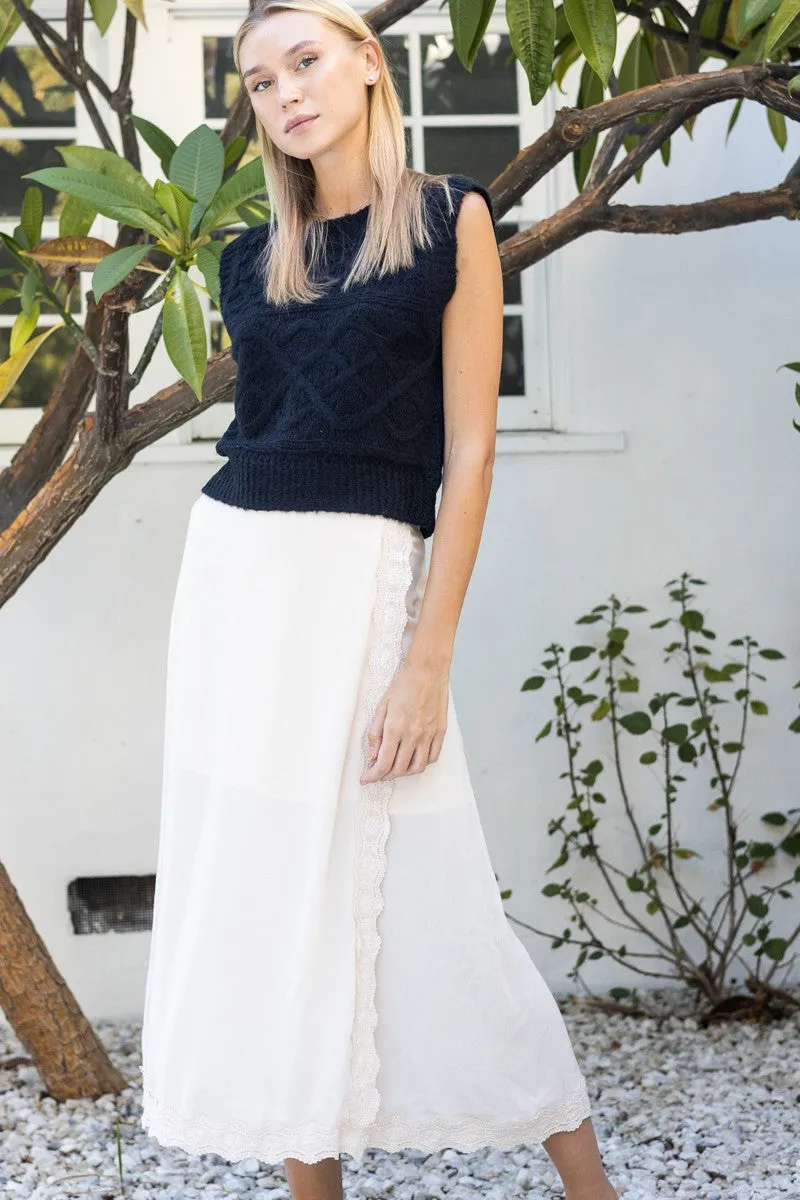 Winona Wrap Midi Skirt