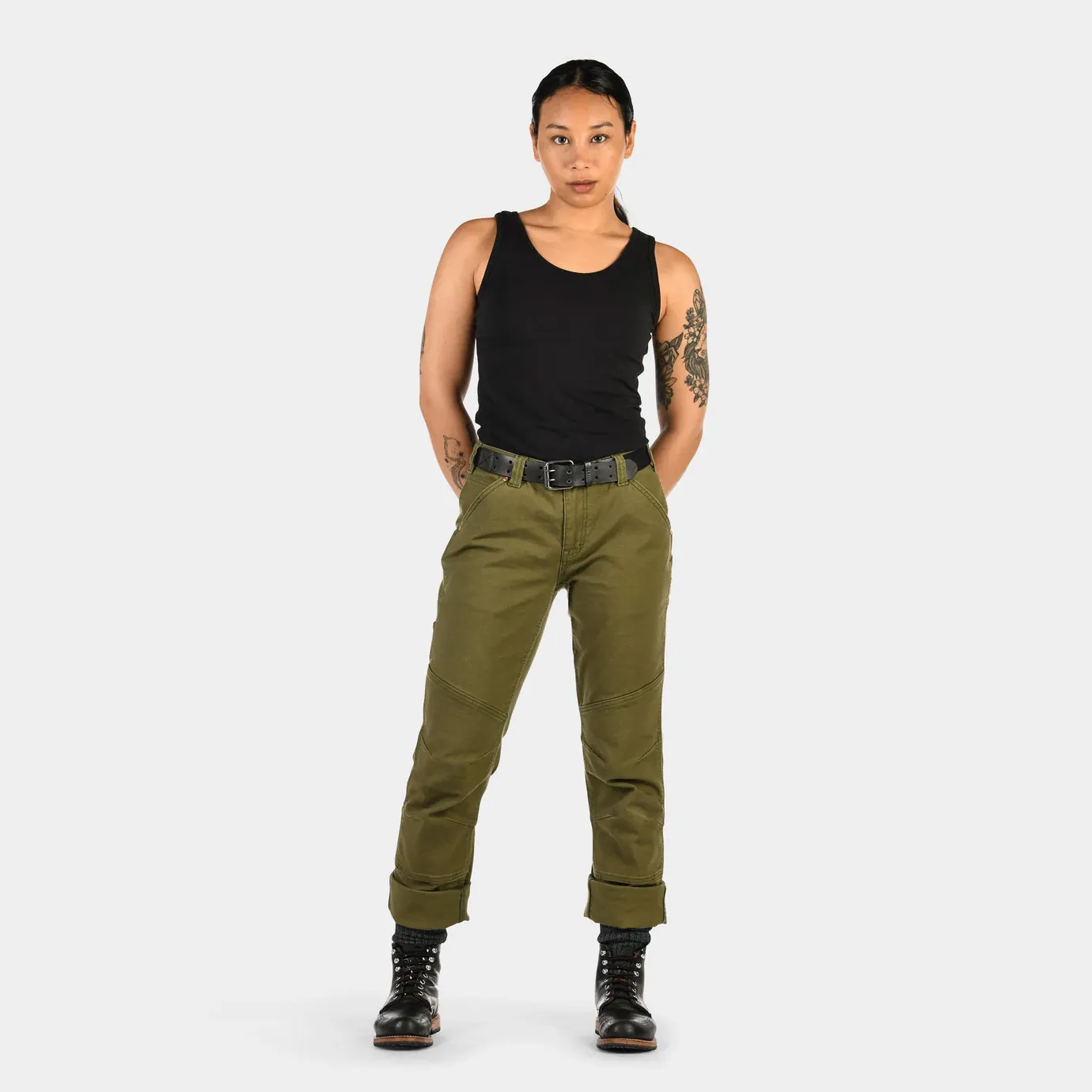 Women’s DOVETAIL GO TO Stretch Canvas Pants Kelp Green