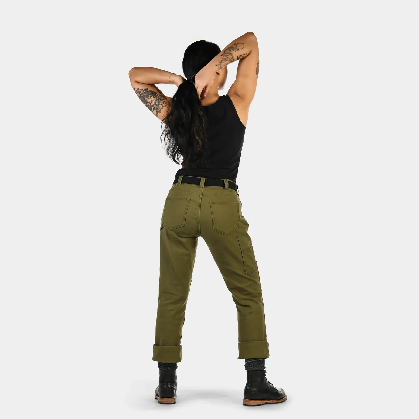 Women’s DOVETAIL GO TO Stretch Canvas Pants Kelp Green