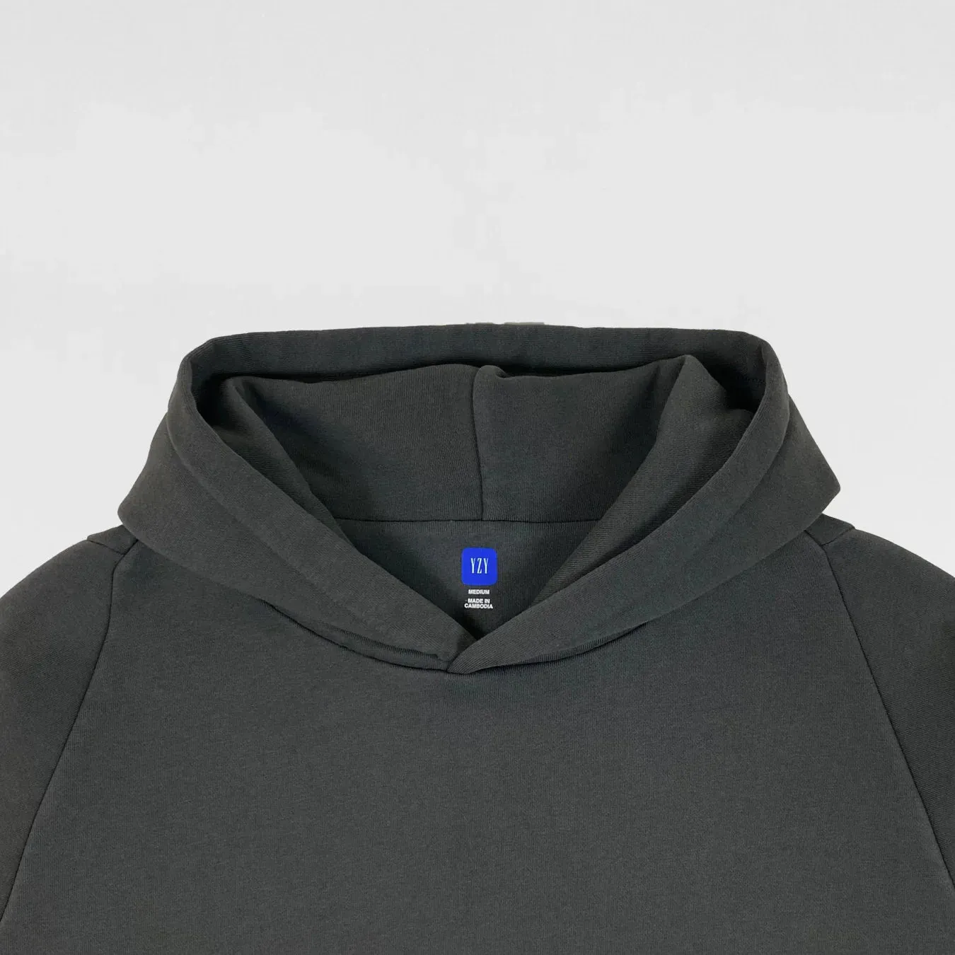 Yeezy Gap Engineered by Balenciaga Logo Shrunken Hoodie - Black