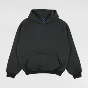 Yeezy Gap Engineered by Balenciaga Logo Shrunken Hoodie - Black