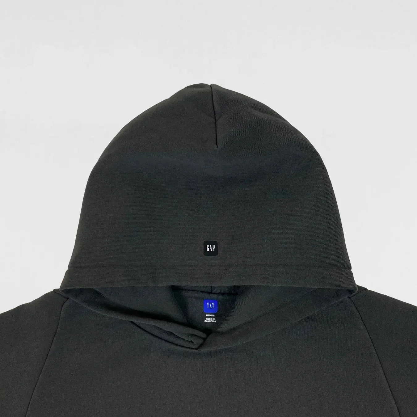 Yeezy Gap Engineered by Balenciaga Logo Shrunken Hoodie - Black