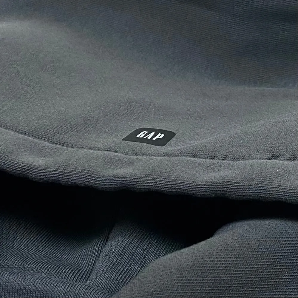 Yeezy Gap Engineered by Balenciaga Logo Shrunken Hoodie - Black