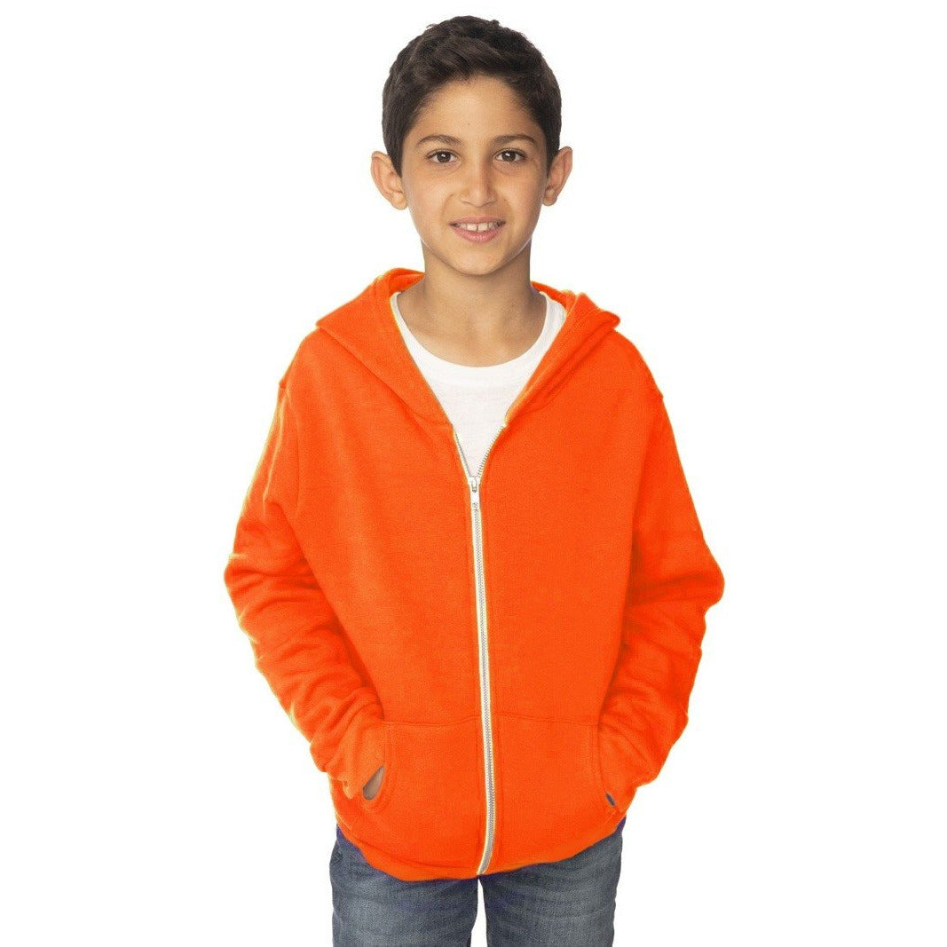 Youth Fleece Neon Zip