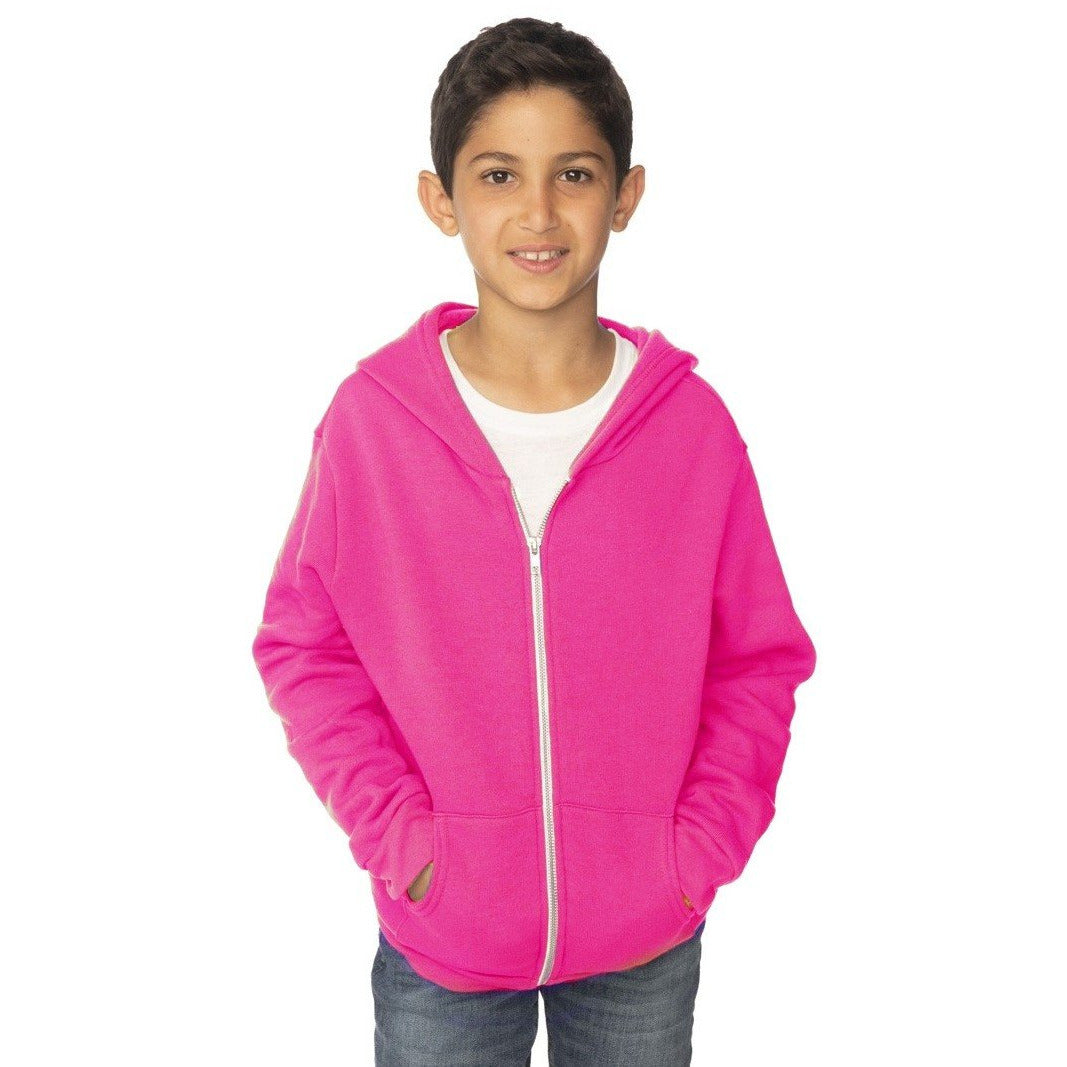 Youth Fleece Neon Zip