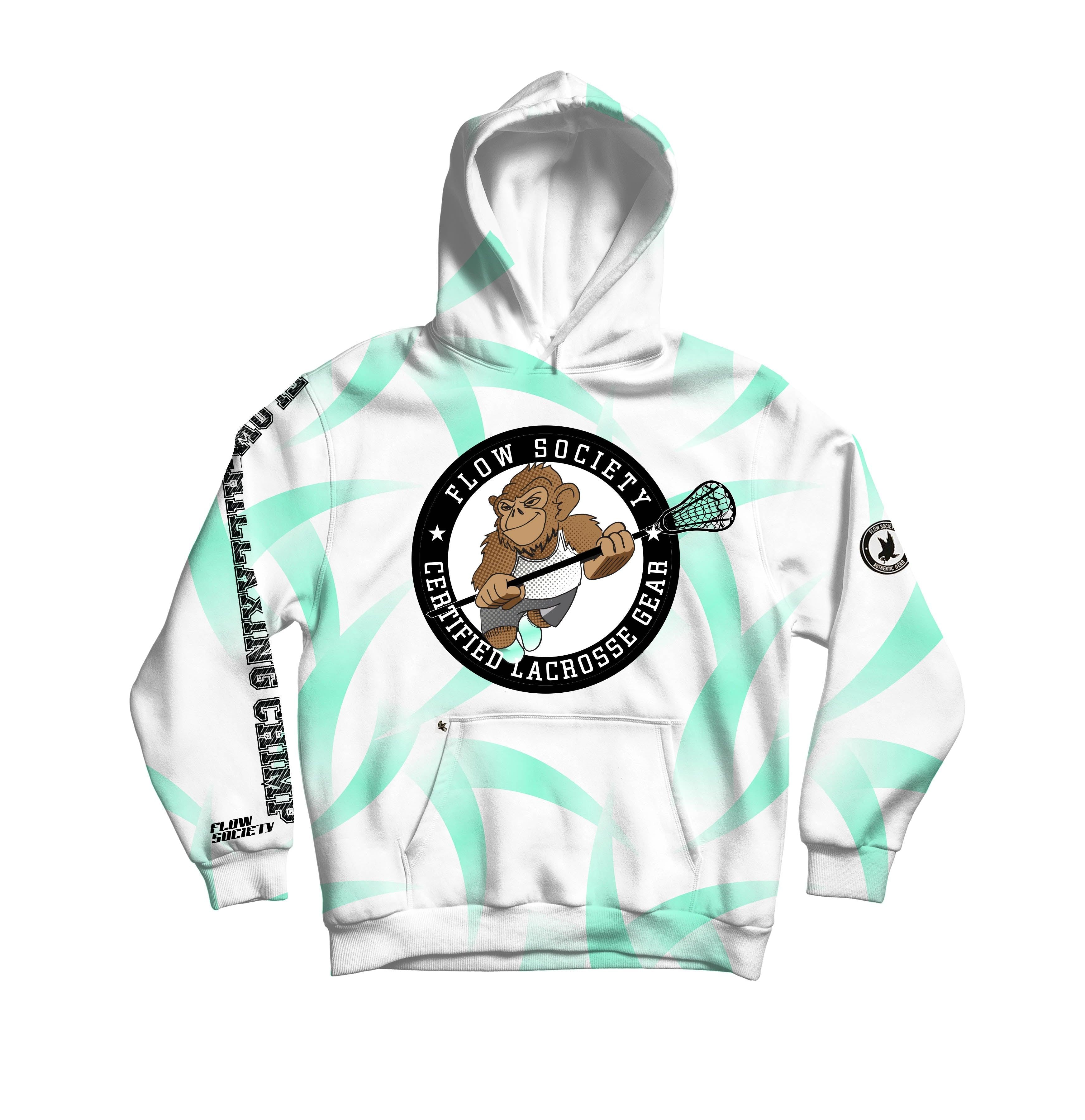 Youth Laxing Chimp Hoodie