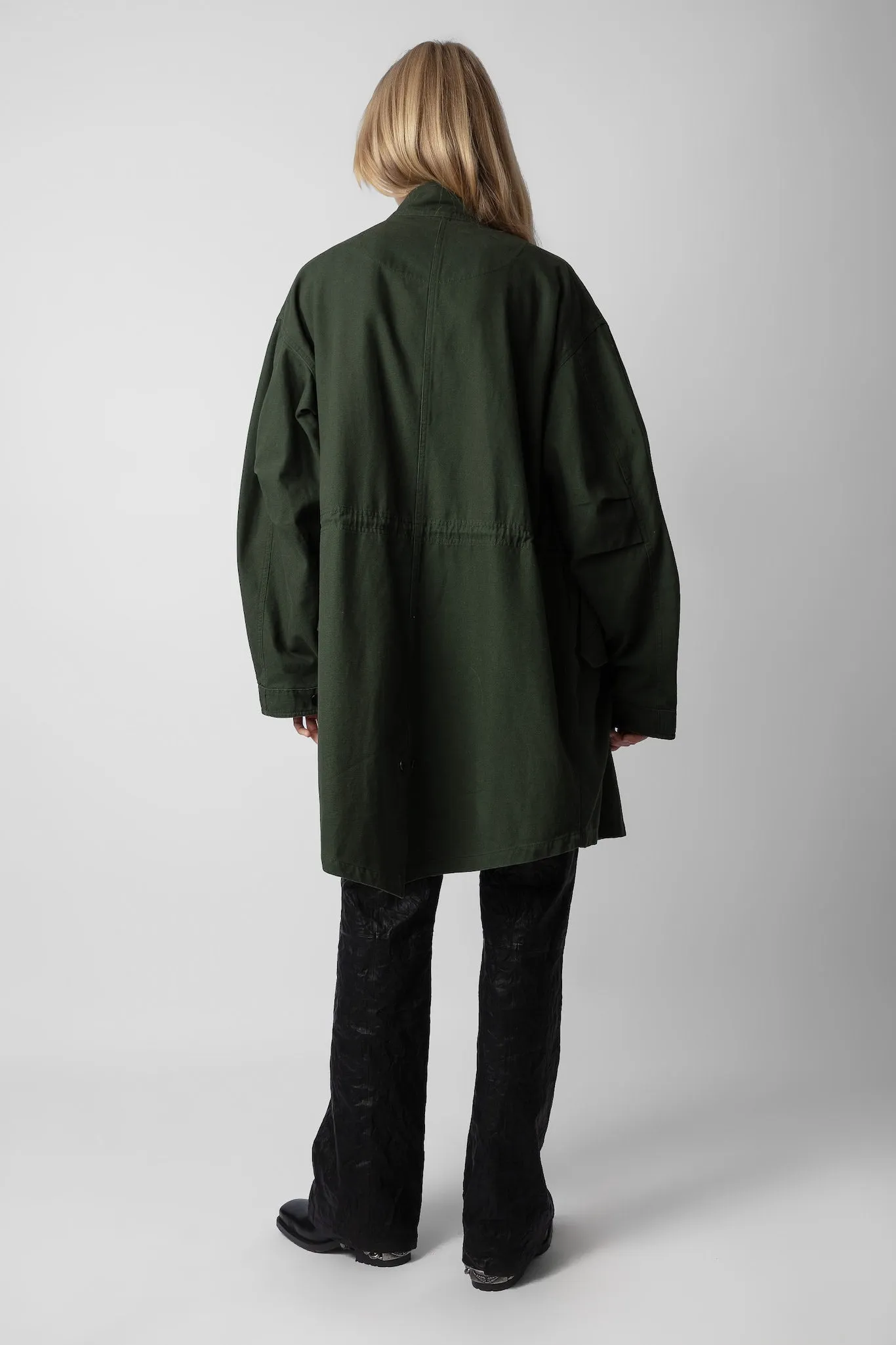 Zadig And Voltaire Kadri Parka Used Kaki